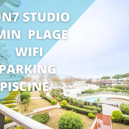 Sun7 Studio -Face Plage- Wifi-Parking -Piscine - Top Pros Servicesconciergerielagrandemotte La Grande-Motte Exterior photo